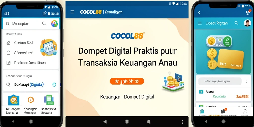 Tampilan antarmuka COCOL88 yang sederhana dan intuitif.