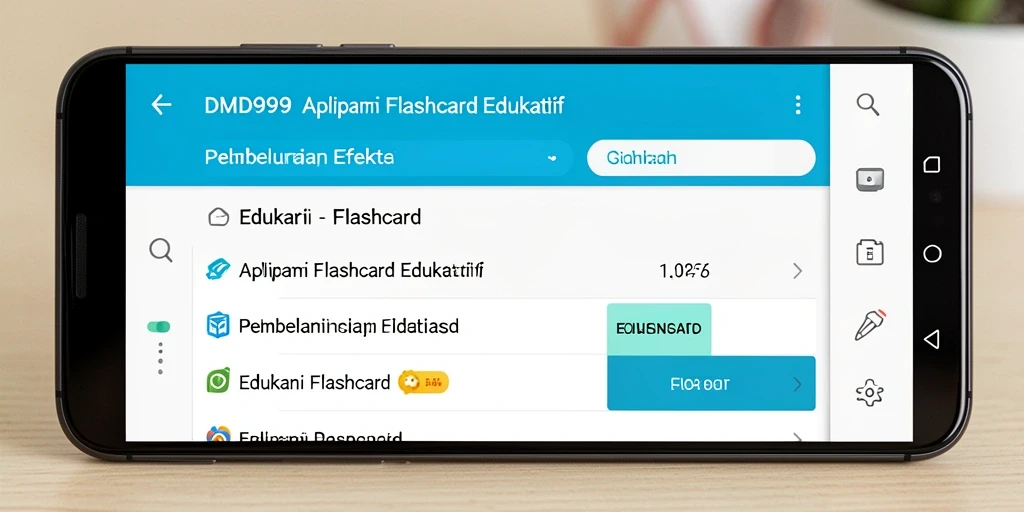Antarmuka DMD999 menampilkan berbagai fitur interaktif untuk pembelajaran yang menarik.
