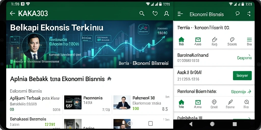 Tampilan antarmuka KAKA303 yang modern dan informatif.