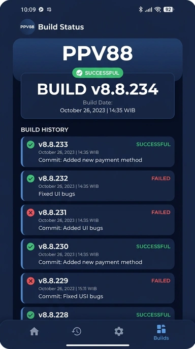 Riwayat Versi ppv88 untuk Pengguna Android
